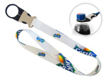 Lanyard with buckle with bottle holder